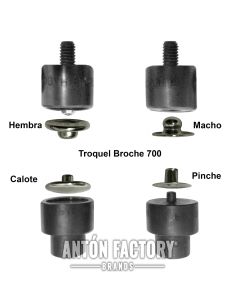 Troquel Broche Presión 700